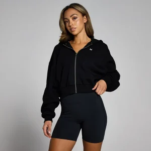 Women’s Basics Zip Through Cropped Hoodie